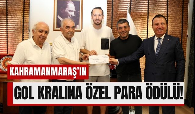Kahramanmaraş İstiklalspor’un Gol Kralı Aykut Çift’e 500 Bin TL Ödül!