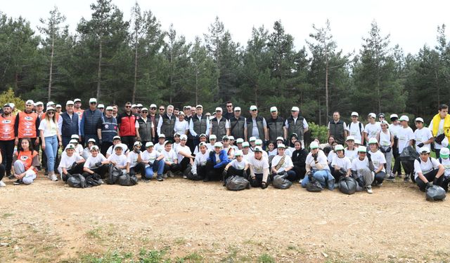 Kahramanmaraş Millet Ormanı’nda Çevre Temizliği Seferberliği