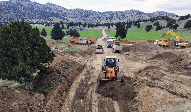 Kahramanmaraş Büyükşehirden Nurhak’a Modern Yol Yatırımı!