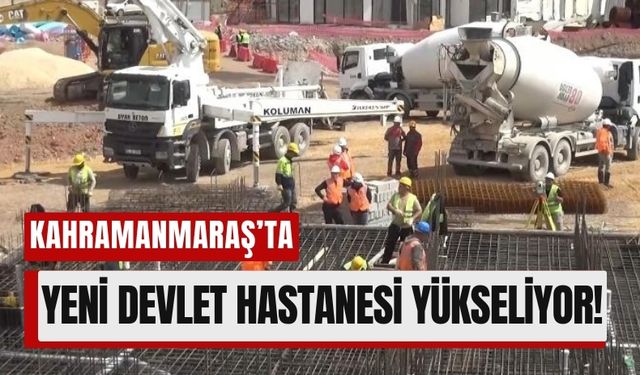Afşin Devlet Hastanesi İçin İlk Kazma Vuruldu!