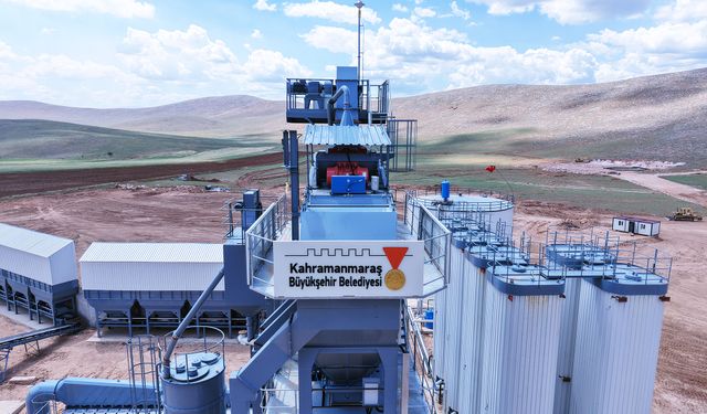 Kahramanmaraş’ta 700 Milyonluk Asfalt Üretim Tesisi Tamamlanıyor