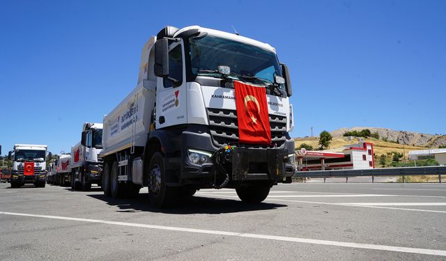 Kahramanmaraş’ın Yeni İş Makineleri Sahada Göreve Başladı
