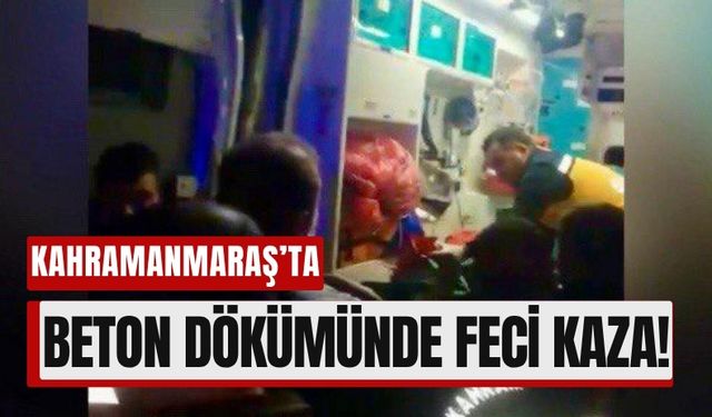 Kahramanmaraş’ta İnşaatta Ölüm: Genç İşçi 7. Kattan Düşerek Can Verdi!