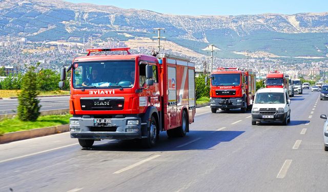 Kahramanmaraş’ta 1 Ayda 311 Yangın, 49 Trafik Kazası!