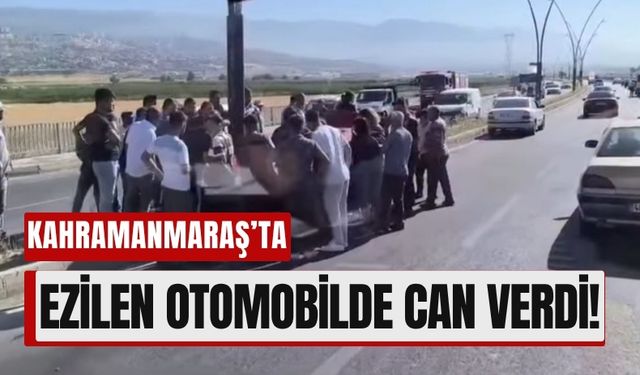 Kahramanmaraş'ta Bariyerlere Çarpan Otomobilde 1 Can Kaybı!
