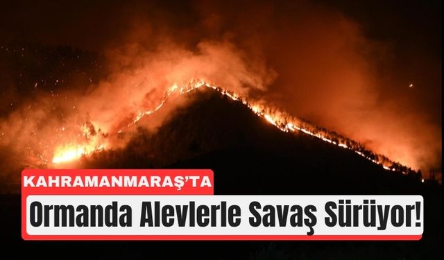 Kahramanmaraş’ta Orman Yangınına Karşı Topyekûn Mücadele!
