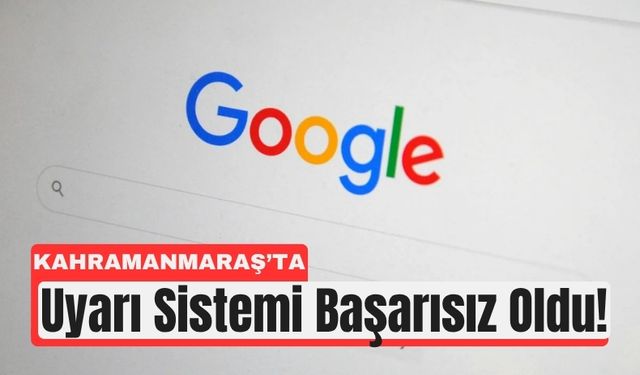 Kahramanmaraş'a Hayat Kurtaracak Bildirim Gelmedi