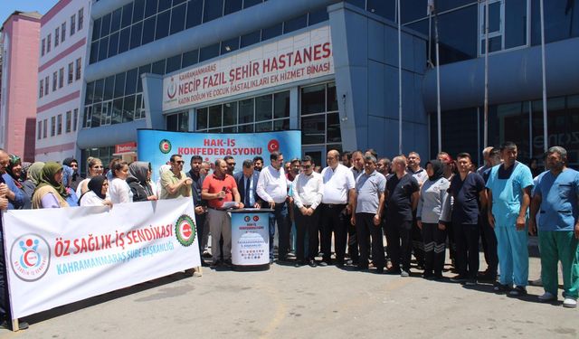 Kahramanmaraş’ta Şehitler İçin Dualar, Hak Arayan İşçiler İçin Alkışlar Yükseldi