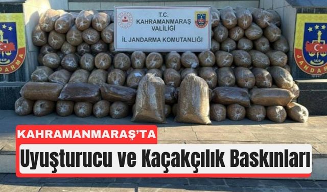 Kahramanmaraş'ta 7 Günlük Operasyonda 236 Kişiyi Yakaladı!