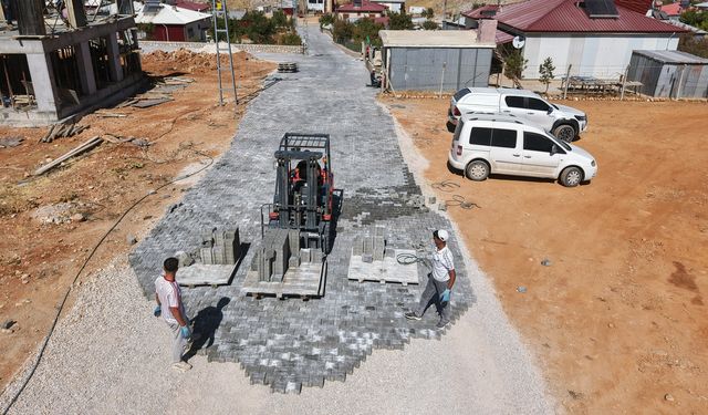 Kahramanmaraş Büyükşehir Ağcaşar’a Kilit Parke Yatırımı