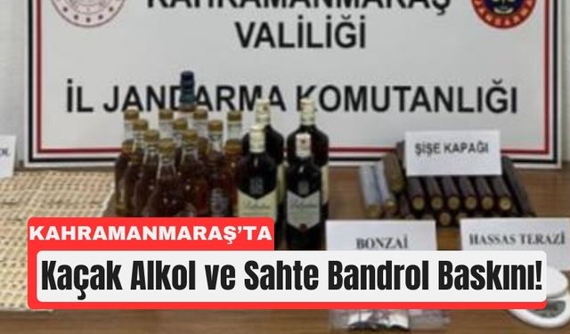 Kahramanmaraş’ta Evden 14 Litre Kaçak Alkol Çıktı
