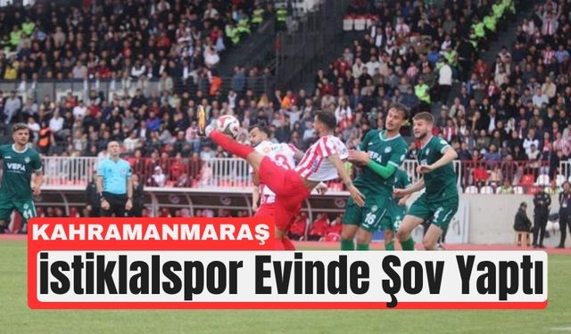 Onikişubatspor İlk Maçında Beraberlik Aldı