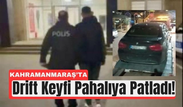Kahramanmaraş’ta Drift Şovuna 91 Bin Lira Ceza!