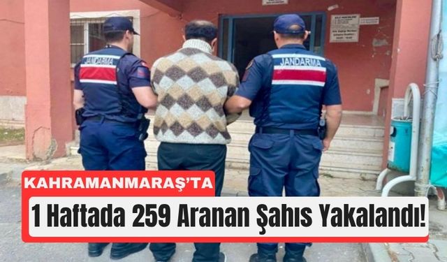 Jandarmadan Kahramanmaraş’ta Suçlulara Darbe!