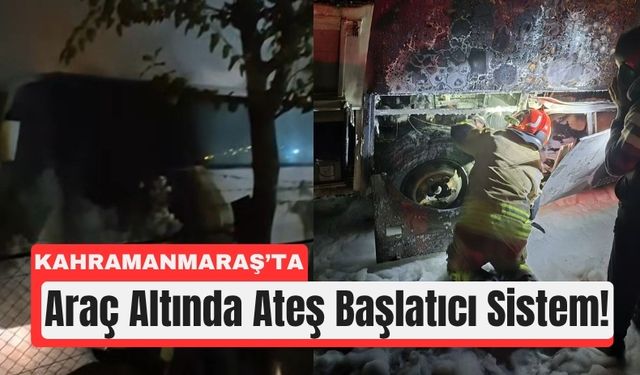 Kahramanmaraş’ta Otobüs Yandı, Yakınından Düzenek Çıktı