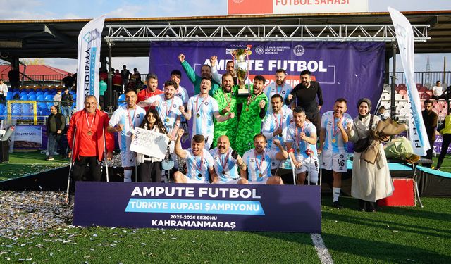 Kahramanmaraş, Ampute Futbol Finaline Ev Sahipliği Yaptı