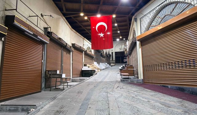 Kahramanmaraş'ta Kapalı Çarşı’nın Işıkları Yenileniyor