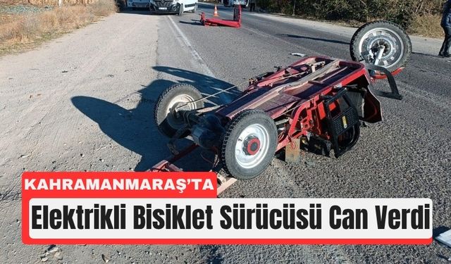 Kahramanmaraş’ta 75 Yaşındaki Sürücü Kazada Can Verdi