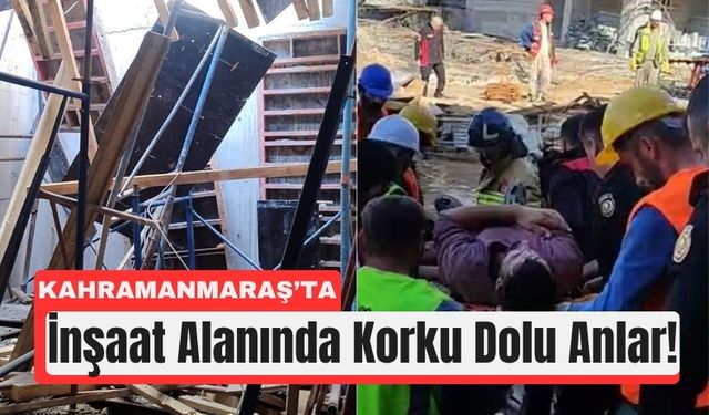 Kahramanmaraş’ta İskele Faciası Ucuz Atlatıldı