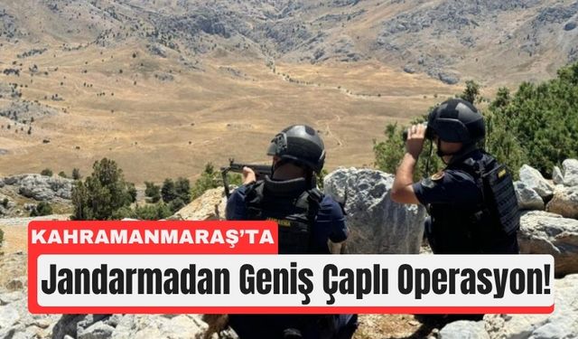 Kahramanmaraş’ta Jandarma 1 Haftada 287 Şüpheliyi Yakalandı