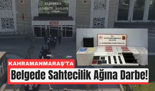 Kahramanmaraş’ta Sahte SRC ve Ehliyet Operasyonu!