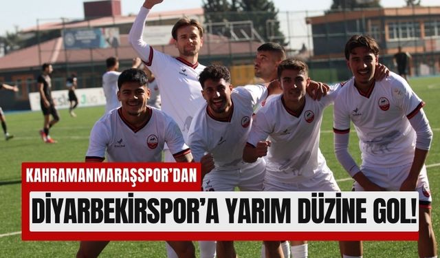 Kahramanmaraşspor Diyarbekirspor’u 6-2 Mağlup Etti