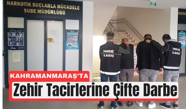 Kahramanmaraş Polisi 3 Taciri Adalete Teslim Etti