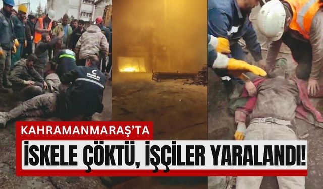 Kahramanmaraş’ta Termik Santralde İşçiler 21 Metre Düştü!