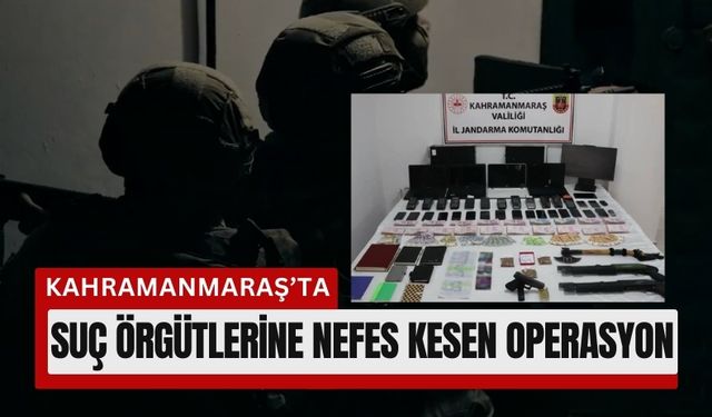 Kahramanmaraş'ta Tefecilik Çetelerine Operasyon!