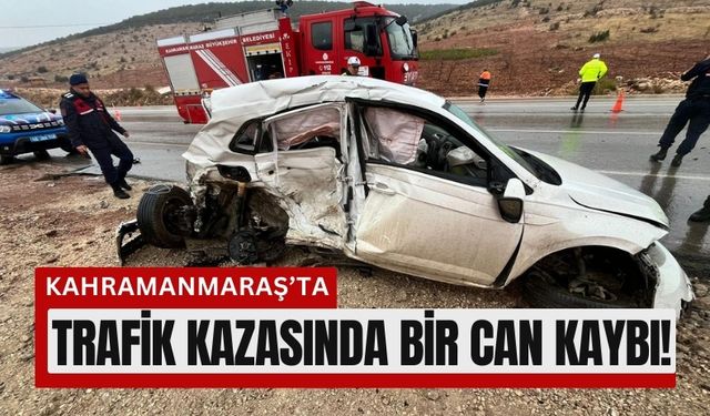 Kahramanmaraş'ta Kafa Kafaya Çarpışma: Bir Ölü