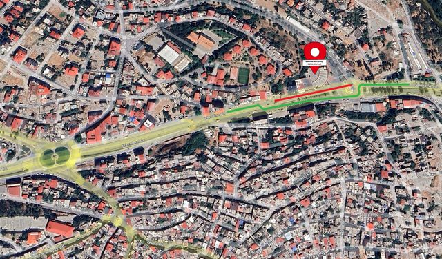 Kahramanmaraş’ta Şekerdere Caddesi Trafiğe Kısmen Kapandı