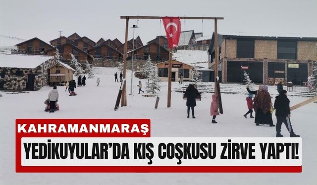 Kahramanmaraş’ta Kar ve Eğlence Bir Arada