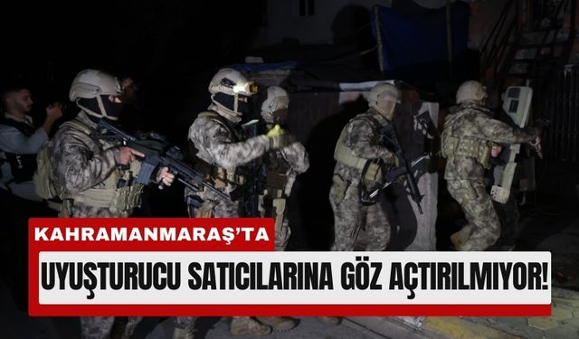 Kahramanmaraş'ta Eş Zamanlı Operasyon: Torbacılar Yakalandı!