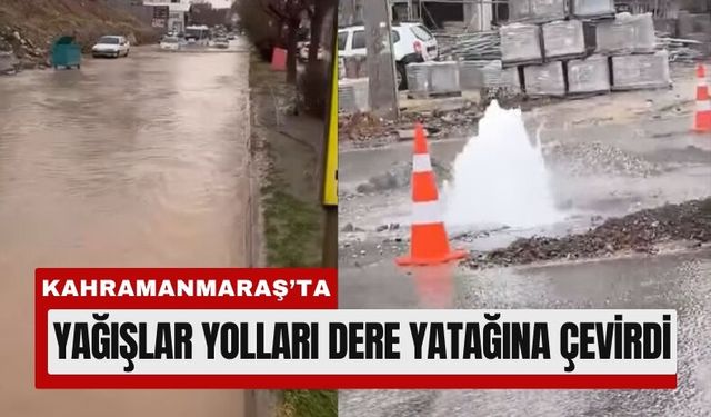 Kahramanmaraş'ta Araçlar Çukura Düşüyor, Tepki Büyüyor