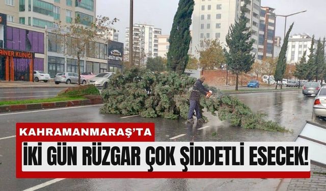 Kahramanmaraş’ta Çatı Uçması ve Don Riskine Dikkat!