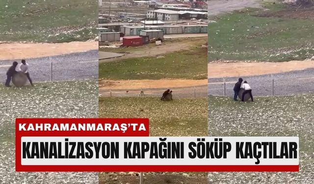 Kahramanmaraş’ta Şaşırtan Olay: Rögar Kapağı Çalındı
