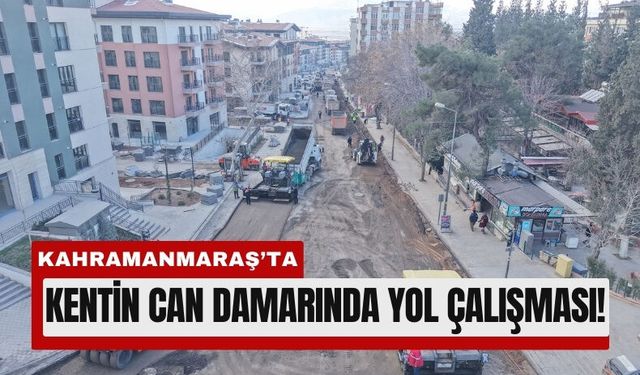 Kar Yağışı Kahramanmaraş–Kayseri Yolunu Kapattı