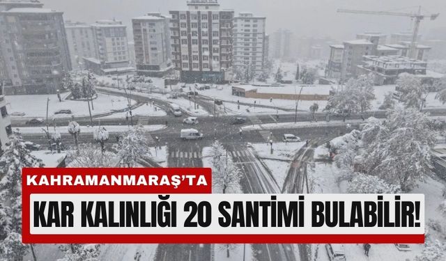 Kahramanmaraş Beyaza Bürünmeye Hazırlanıyor