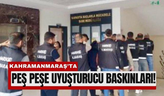 Kahramanmaraş’ta Binlerce Hap, Kilolarca Madde Ele Geçirildi
