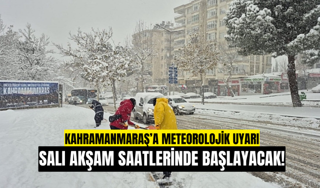 Kahramanmaraş’ta Yarın Yağmur ve Kar Bekleniyor!