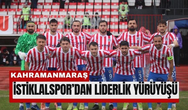 Kahramanmaraş İstiklalspor'un Liderlik Kapısı 4 Golle Açıldı
