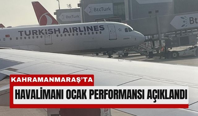 Kahramanmaraş’ta Ocak'ta 176 Uçuş Gerçekleşti
