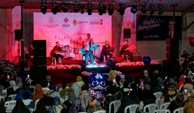 Kahramanmaraş'ta Ramazan Sokağında İftar, Murat Belet Konseriyle Taçlandı