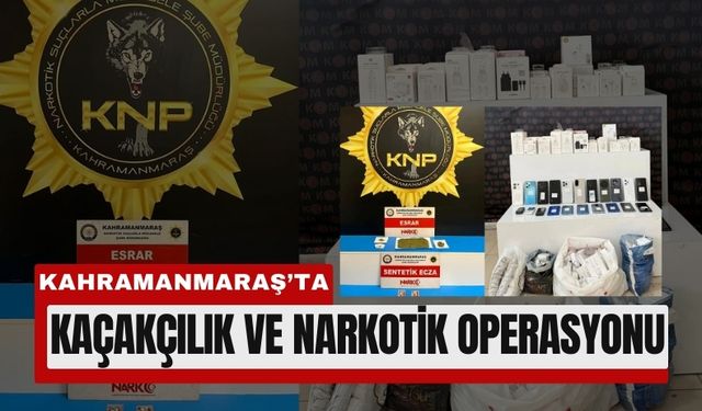 Kahramanmaraş'ta Kaçak Telefona Polis Baskını!