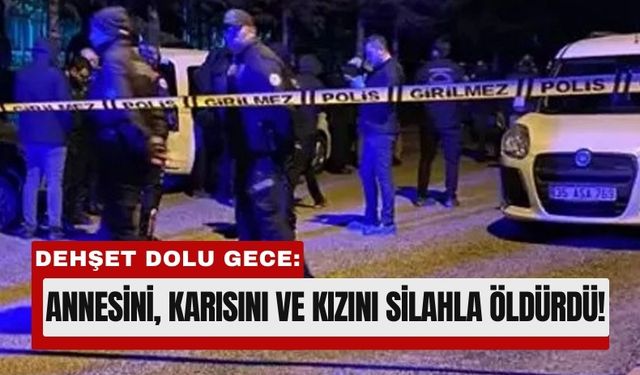 Ankara'da İzinli Hükümlü Kurye Kılığında Ailesini Katletti!