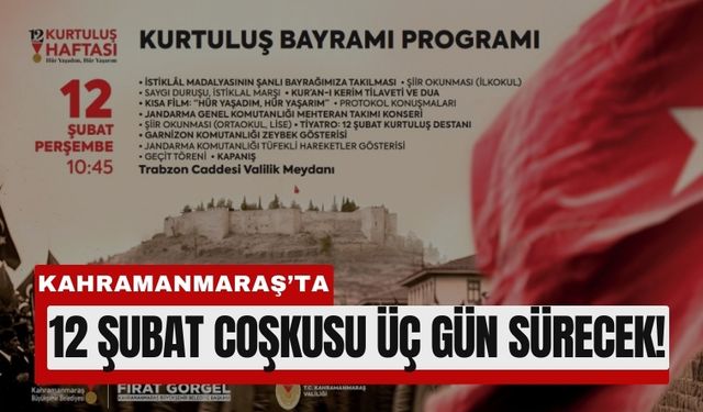 Kahramanmaraş’ta 106 Yıllık Gurur Meydanlara Taşınıyor
