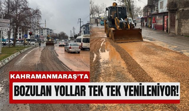 Kahramanmaraş’ta Asfalt Seferberliği Başlıyor