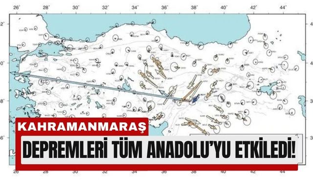 Kahramanmaraş Depremleri Anadolu’yu Batıya İtti!