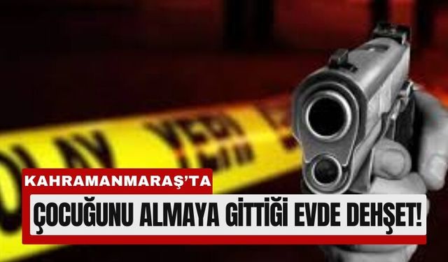 Kahramanmaraş’ta Çocuğunu Almaya Gitti, Silahla Vuruldu