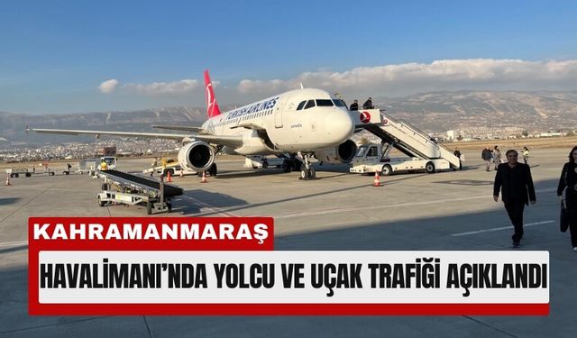 Kahramanmaraş Havalimanı’nda 2 Ayda 43 Bin Yolcu